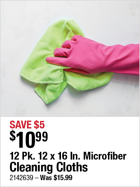 12 x 16 In. Microfiber Cleaning Cloth